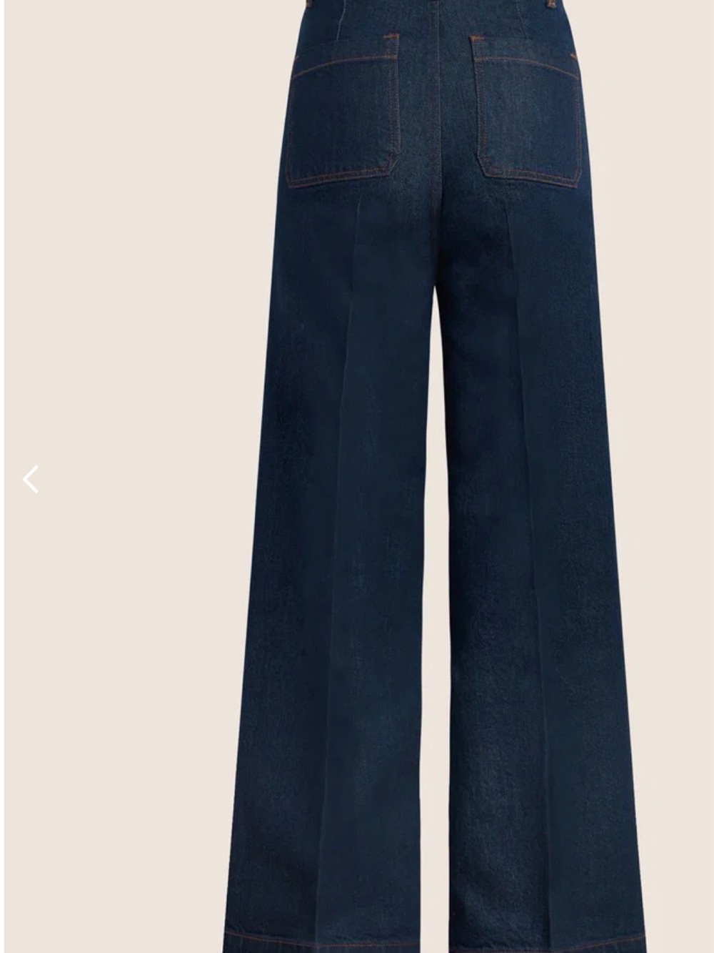 Favorite Daughter Wide-Leg Dark Navy Jeans